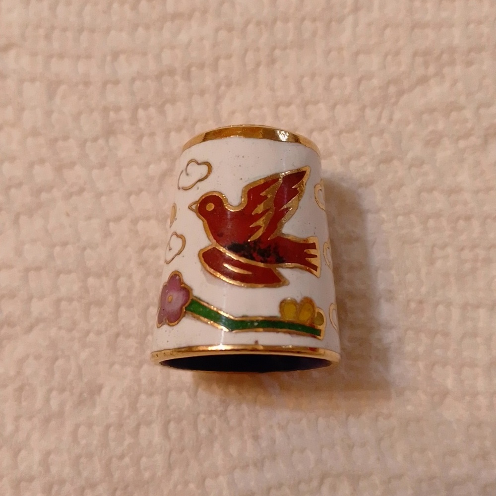 *3/$20* New Vintage Cloisonne Thimble Collectible